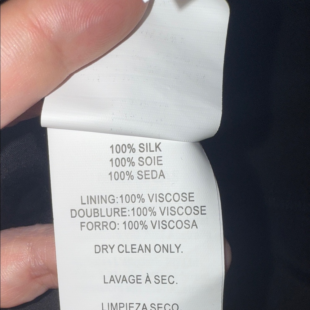 NWT Nicholas Mieta Gown with U-Bar Straps Size 4 $445 100% Silk - Picture 4 of 7